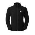 Patch Fleecejacke - Schwarz