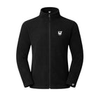Patch Fleecejacke - Schwarz