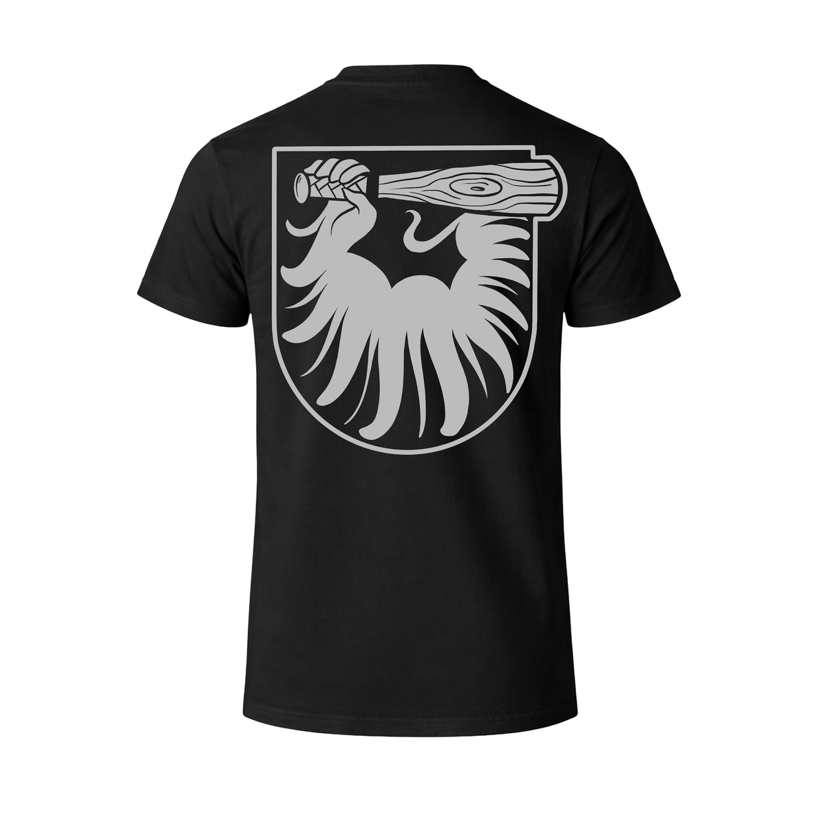 Wappen T-Shirt - Schwarz/Grau